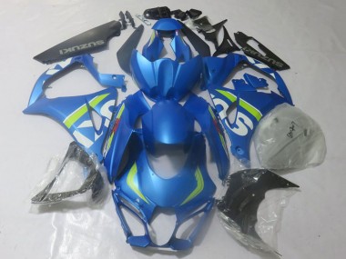 2017-2024 Suzuki GSXR 1000 Motorcycle Fairings - Blue Lime Green White Canada Suppliers