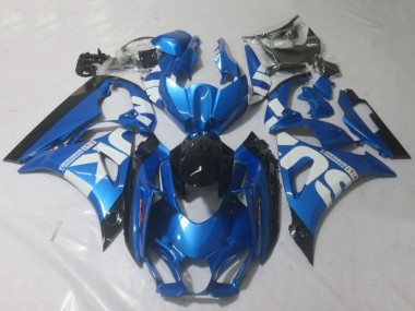 2017-2024 Suzuki GSXR 1000 Motorcycle Fairings - Blue White Black Canada Suppliers
