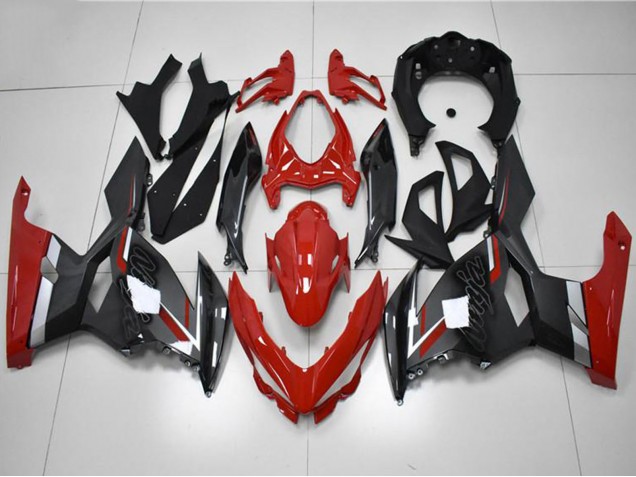2018-2024 Kawasaki EX400 Motorcycle Fairings - Red Grey Black Canada Suppliers