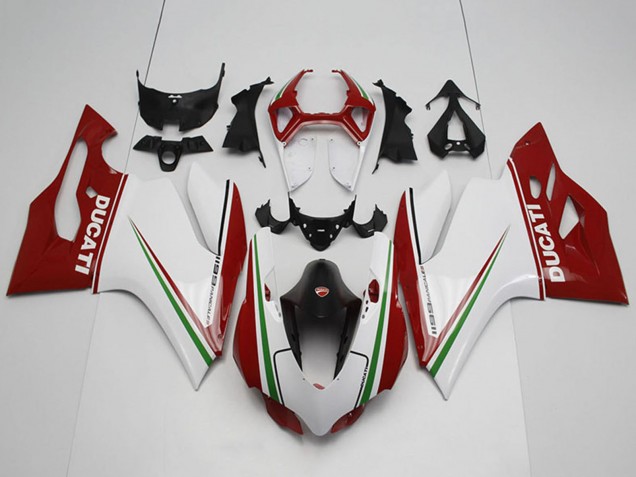 2011-2014 Ducati 1199 Bike Fairings - White Red Black Green Canada Suppliers