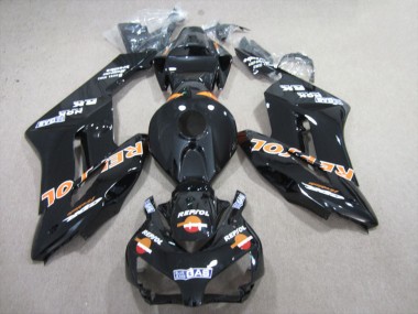 2004-2005 Honda CBR1000RR Motorcycle Fairings - Glossy Black Orange Repsol Canada Suppliers