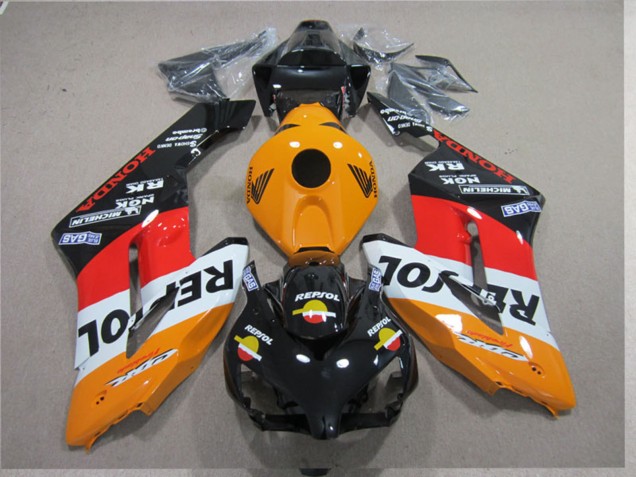 2004-2005 Honda CBR1000RR Motorcycle Fairings Kits - Orange White Red Glossy Black Repsol Canada Suppliers