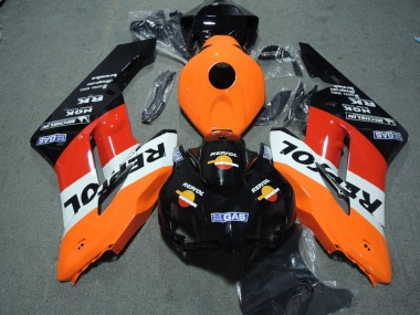 2004-2005 Honda CBR1000RR Abs Fairing Kits - Orange White Red Glossy Black Repsol Canada Suppliers