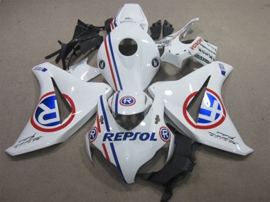 2008-2011 Honda CBR1000RR Motorcycle Fairings - White Red Blue Repsol Canada Suppliers