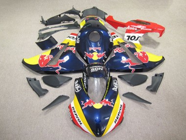 2008-2011 Honda CBR1000RR Motorcycle Fairings - Dark Blue Yellow Red Repsol Red Bull Canada Suppliers