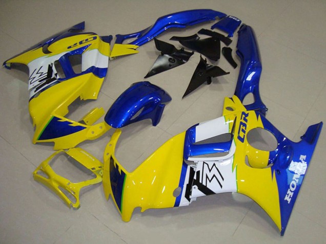1995-1996 Honda CBR600 F3 Motorcycle Fairings - Blue White Yellow Canada Suppliers