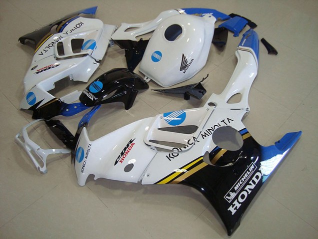 1995-1996 Honda CBR600 F3 Motorcycle Fairings - White Blue Glossy Black Konica Minolta Canada Suppliers
