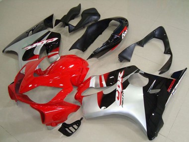 2004-2007 Honda CBR600 F4i Abs Motorcycle Fairings - Silver Red Glossy Black Canada Suppliers