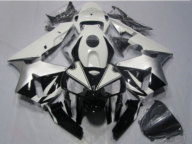 2005-2006 Honda CBR600RR Motorcycle Fairings Kits - White Black Canada Suppliers