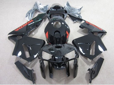 2005-2006 Honda CBR600RR Motorcycle Fairings - Black with Red Canada Suppliers