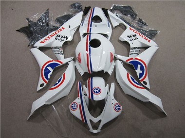 2007-2008 Honda CBR600RR Motorcycle Fairings - White Blue Red R Canada Suppliers