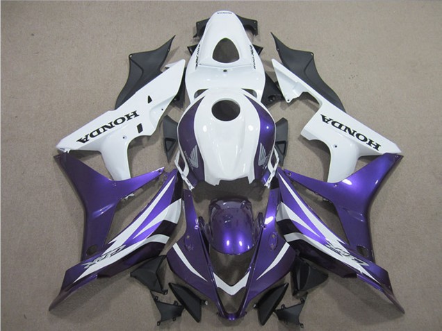 2007-2008 Honda CBR600RR Motorcycle Fairings - White Purple Canada Suppliers