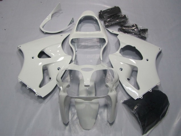 2000-2002 Kawasaki ZX6R Motorcycle Fairings - White Canada Suppliers