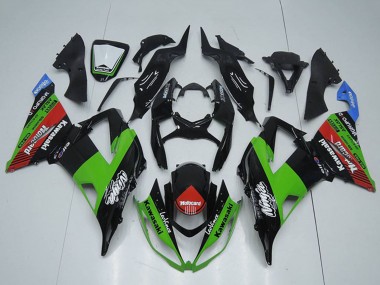 2013-2018 Kawasaki ZX6R Motorcycle Fairings - Glossy Black Green Red Blue Motocard Canada Suppliers