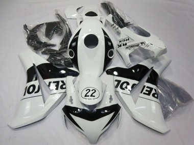 2008-2011 Honda CBR1000RR Motorcycle Fairings - White Glossy Black Repsol 22 Canada Suppliers