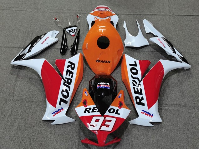 2012-2016 Honda CBR1000RR Motorcycle Fairings - White Orange Red Glossy Black HRC Repsol 93 Canada Suppliers