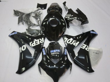 2008-2011 Honda CBR1000RR Motorcycle Fairings - Glossy Black Blue White Repsol Canada Suppliers