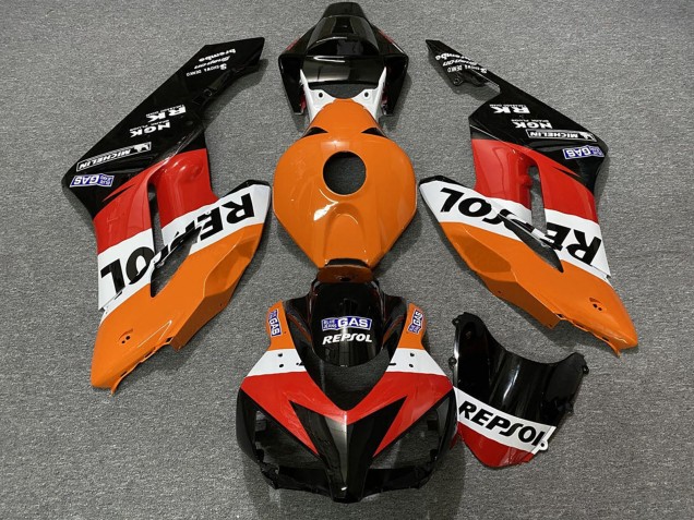 2004-2005 Honda CBR1000RR Abs Fairings - Orange White Red Glossy Black Repsol Canada Suppliers