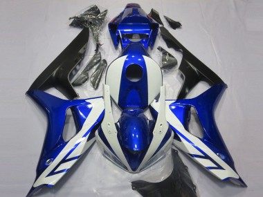 2006-2007 Honda CBR1000RR Motorcycle Fairing - Blue White Matte Black Canada Suppliers