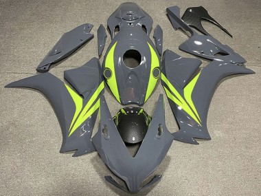 2012-2016 Honda CBR1000RR Motorcycle Fairings - Nardo Grey Fluo Yellow Carbon Fiber Canada Suppliers