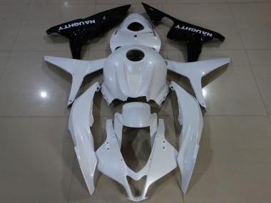 2007-2008 Honda CBR600RR Motorcycle Fairing - White Glossy Black Canada Suppliers