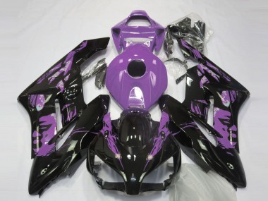 2004-2005 Honda CBR1000RR Motorcycle Fairings - Light Purple Glossy Black Le Mis Canada Suppliers