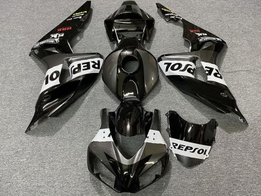 2006-2007 Honda CBR1000RR Motorcycle Fairings - Grey White Glossy Black Repsol Canada Suppliers