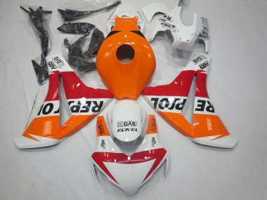 2008-2011 Honda CBR1000RR Motorcycle Fairings - Orange White Red Glossy Black Repsol Canada Suppliers