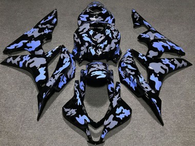 2007-2008 Honda CBR600RR Motorcycle Fairing - Blue Grey Camouflage Canada Suppliers