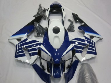2003-2004 Honda CBR600RR Motorcycle Fairings - White Blue Canada Suppliers