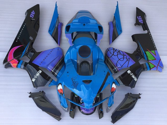 2005-2006 Honda CBR600RR Motorcycle Fairings - Blue Shark Canada Suppliers