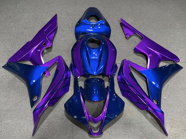 2007-2008 Honda CBR600RR Motorcycle Fairings - Blue Purple Canada Suppliers