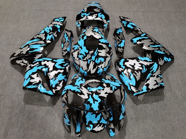 2005-2006 Honda CBR600RR Motorcycle Fairings - Camouflage Light Blue Canada Suppliers