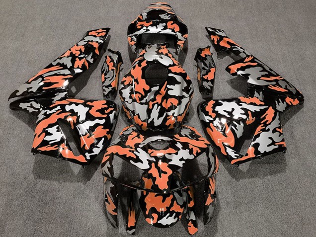 2005-2006 Honda CBR600RR Motorcycle Fairings - Camouflage Light Orange Canada Suppliers