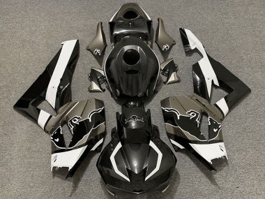 2013-2023 Honda CBR600RR Motorcycle Fairings - Black Carbon Fiber White Bull Canada Suppliers