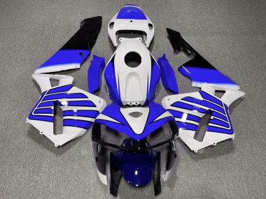 2005-2006 Honda CBR600RR Motorcycle Fairings - White Blue Wings Canada Suppliers