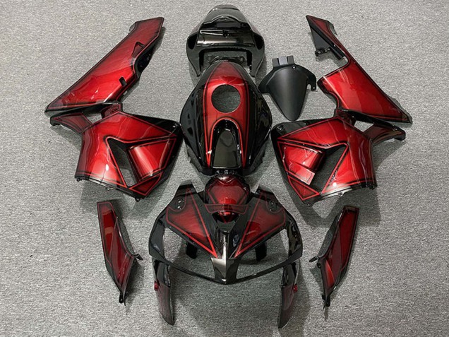 2005-2006 Honda CBR600RR Motorcycle Fairings - Deep Candy Red Canada Suppliers