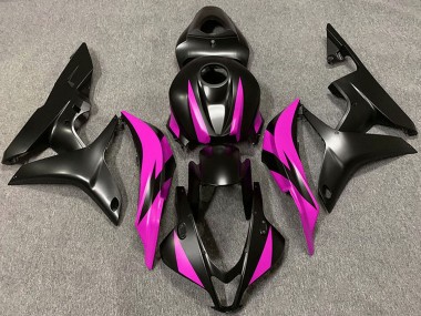 2007-2008 Honda CBR600RR Motorcycle Fairing - Pink Matte Black Canada Suppliers
