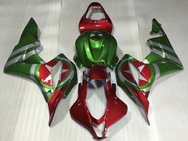 2007-2008 Honda CBR600RR Motorcycle Fairings - Red Green Captain America Canada Suppliers