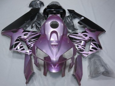 2005-2006 Honda CBR600RR Motorcycle Fairings - Rose Purple Flame Canada Suppliers