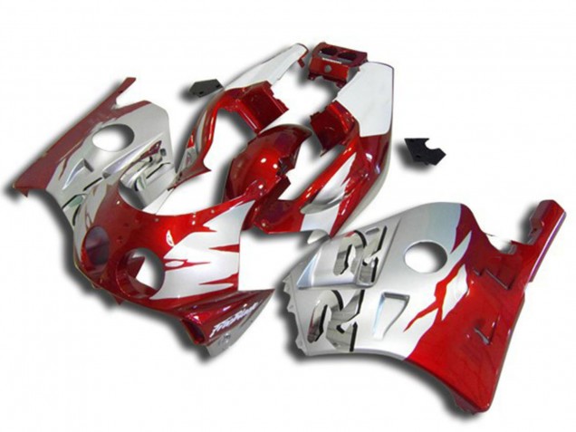 1990-1998 Honda CBR250RR Motorcycle Fairings - Silver Red Canada Suppliers