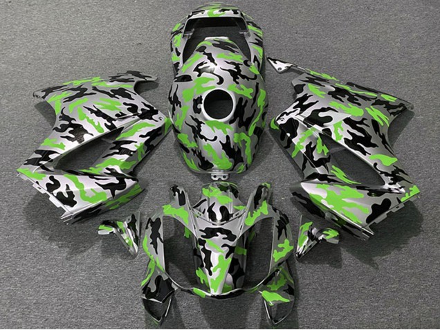 2002-2013 Honda VFR 800 Motorcycle Fairings - Green Camouflage Canada Suppliers
