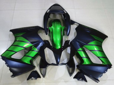 2002-2013 Honda VFR 800 Motorcycle Fairings - Green Matte Black Canada Suppliers