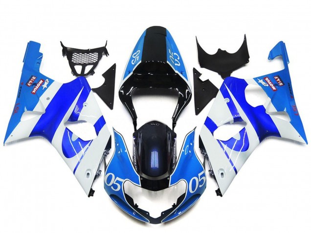 2000-2002 Suzuki GSXR 1000 Motorcycle Fairings - Blue White Black 05 Canada Suppliers