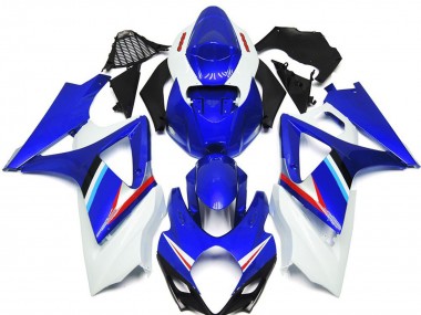 2007-2008 Suzuki GSXR 1000 Motorcycle Fairings - Blue White Red Black Canada Suppliers