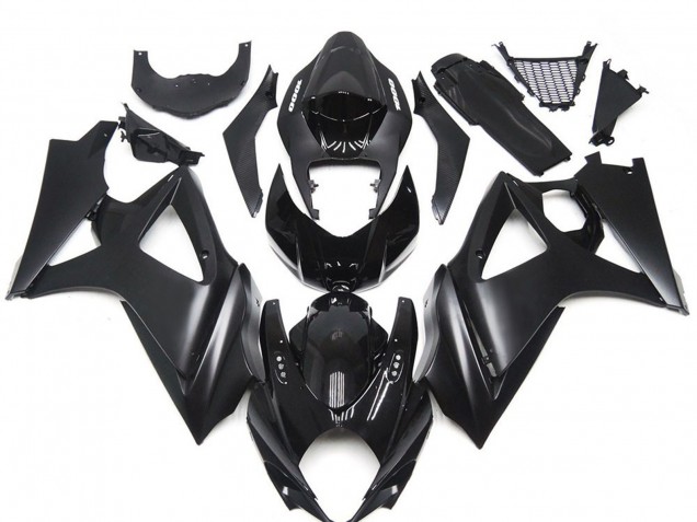 2007-2008 Suzuki GSXR 1000 Motorcycle Fairing Kits - Glossy Black Matte Black Canada Suppliers