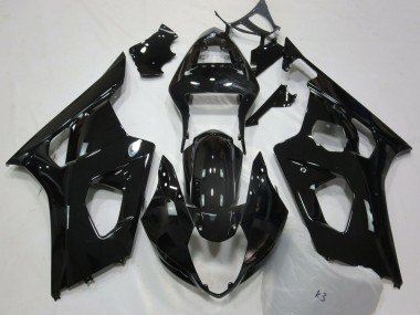 2003-2004 Suzuki GSXR 1000 Motorcycle Fairings - Glossy Black Canada Suppliers