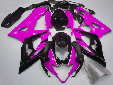 2005-2006 Suzuki GSXR 1000 Motorcycle Fairings - Pink Glossy Black Canada Suppliers