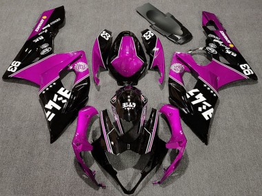 2005-2006 Suzuki GSXR 1000 Motorcycle Fairings - Pink Glossy Black White Canada Suppliers