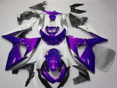 2009-2016 Suzuki GSXR 1000 Motorcycle Fairings - Purple White Canada Suppliers